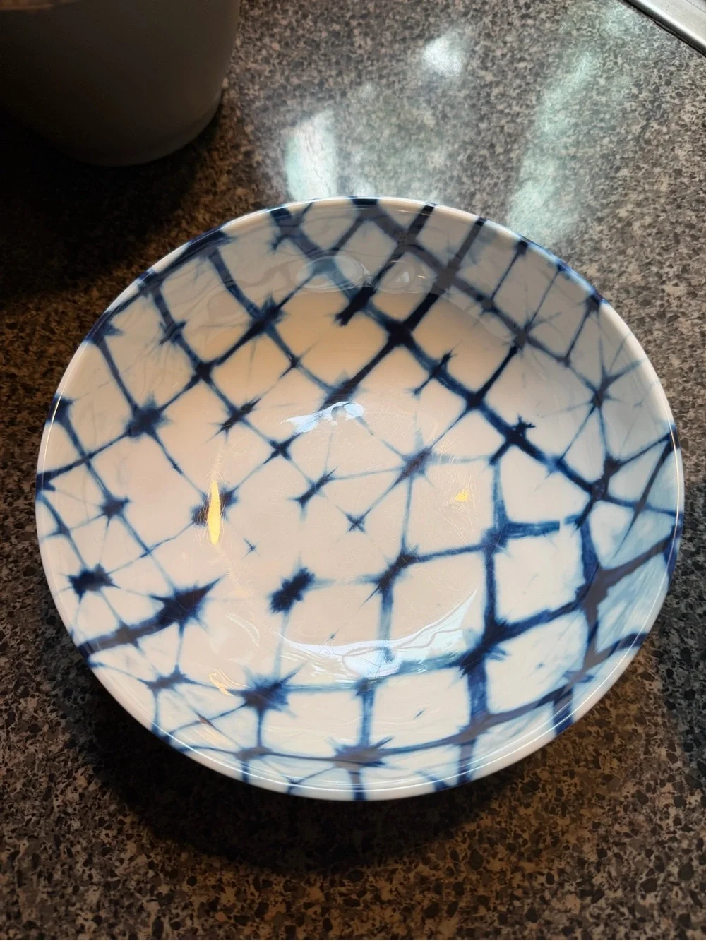 Threshold Set of Bowls in Blue and White